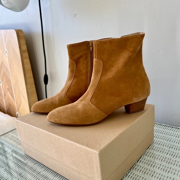 jamie haller the beatnik in camel suede - Picture 4 of 11